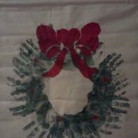 handprint wreath