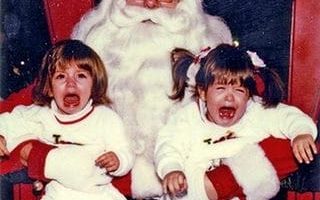 santa claus and kids