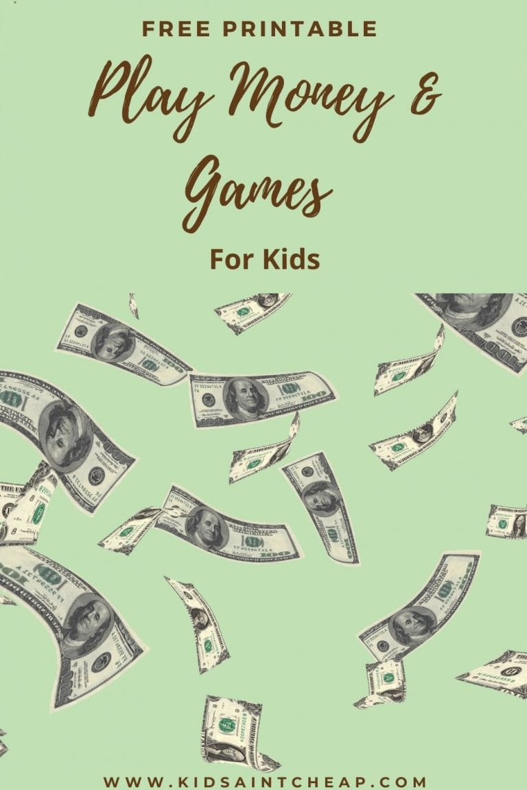Free Printable Kids Money for Download - Kids Ain't Cheap
