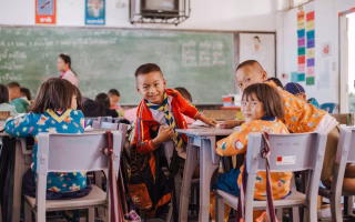 Student in classroom looking disengaged