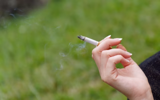 Child exposed to secondhand smoke