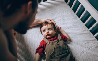 Parent appearing conflicted about raising children