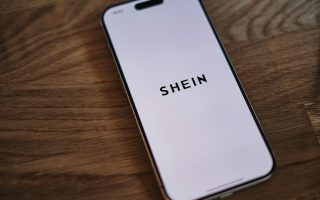 phone loading the SheIn app