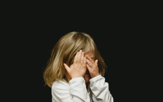 child looking sad