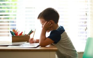 sad looking child