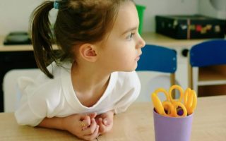 Girl In School