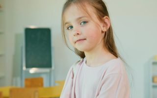Girl In School