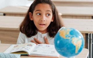 Girl In School