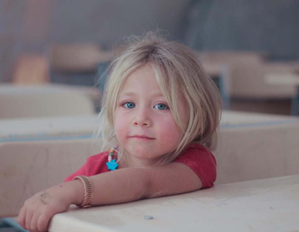 Young Girl In School
