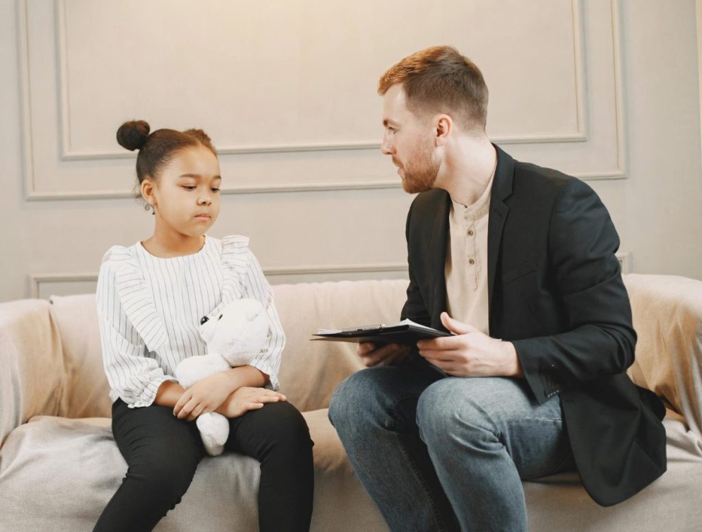 Child With Therapist
