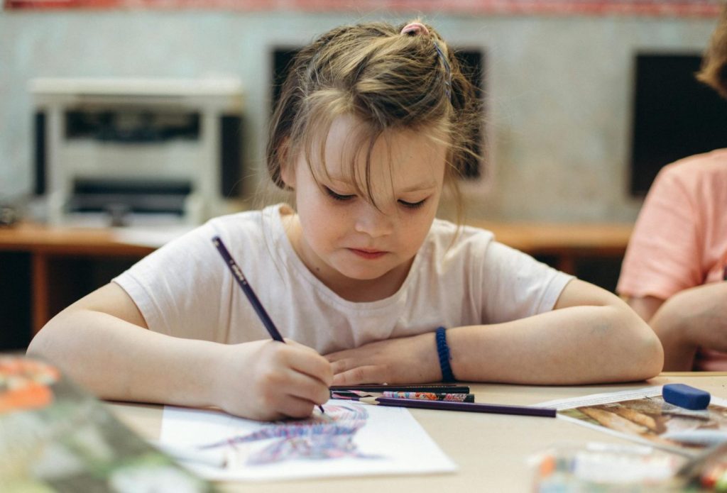 Girl In School