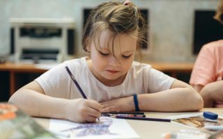 Girl In School