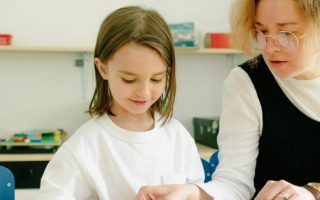 Girl In School