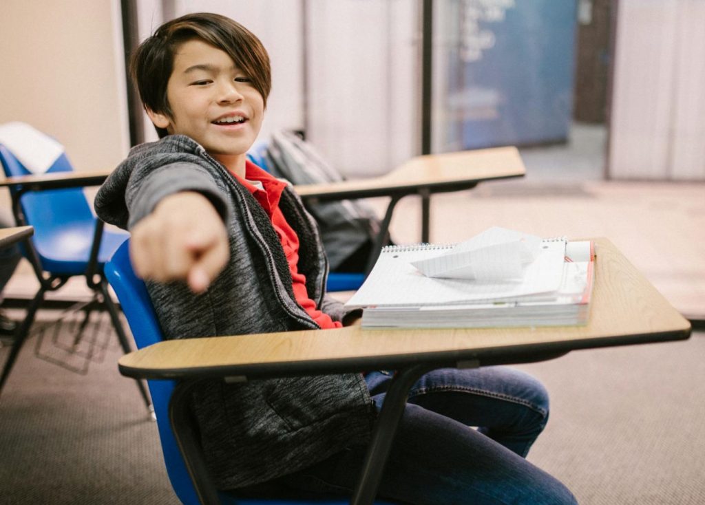 Kid In School
