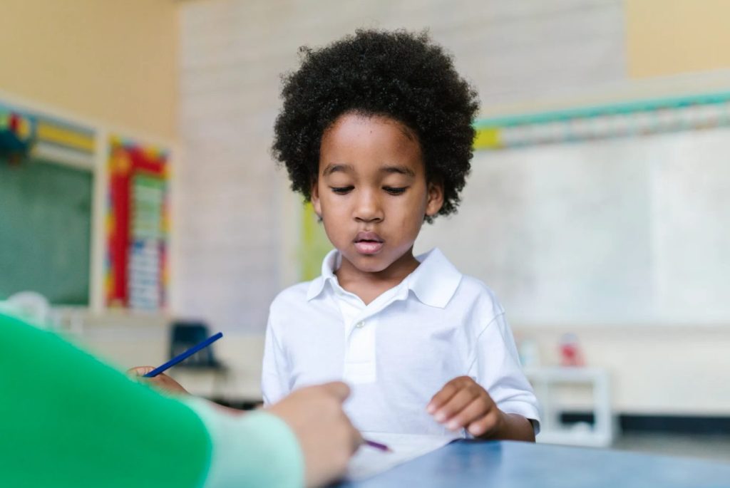Kid In School