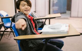 Kid In School