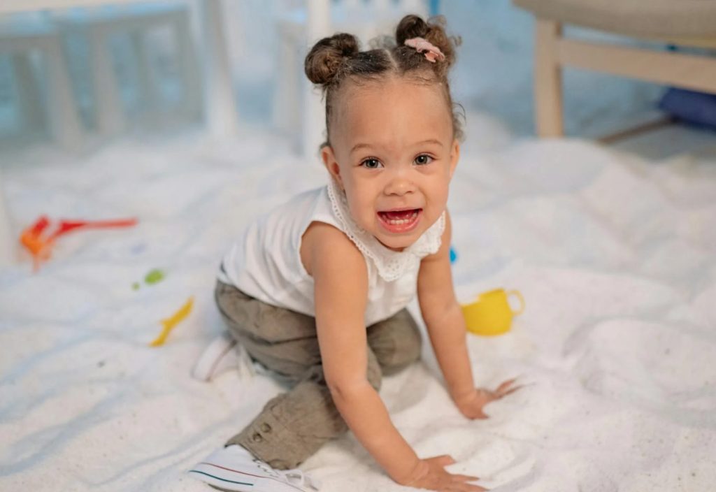 Young Toddler Smiling