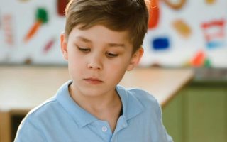 Boy In School