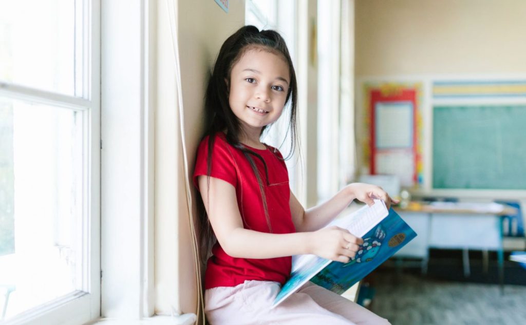 Girl In School