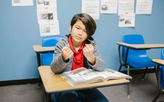 Kid In School