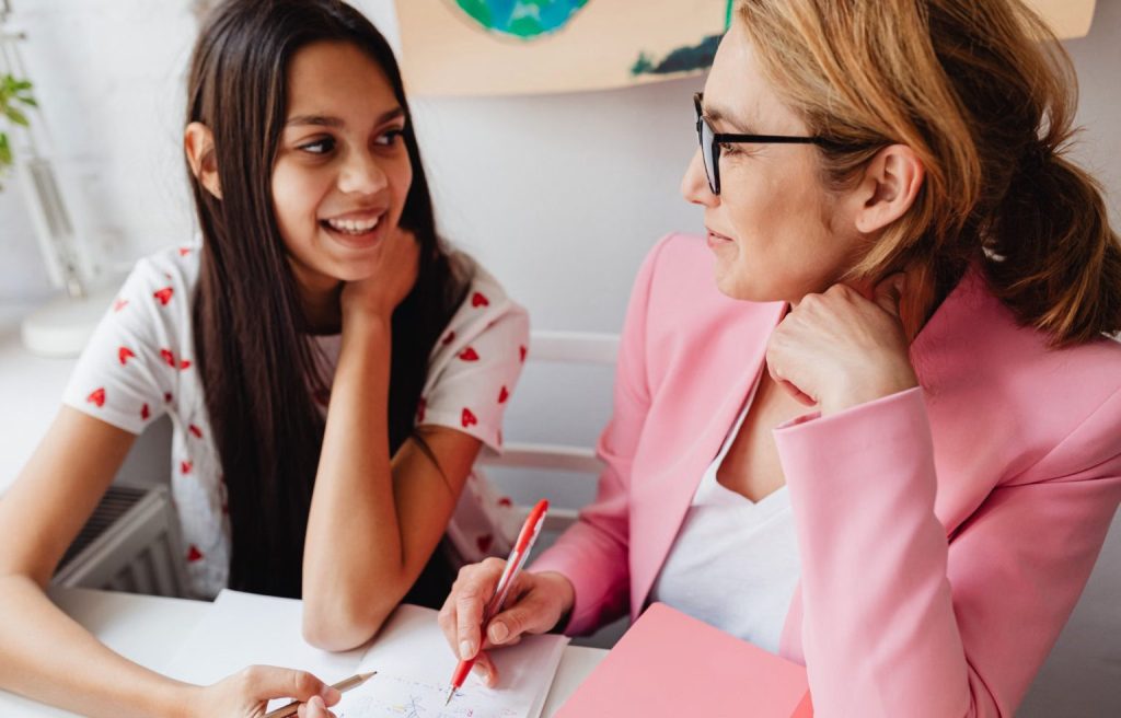School Counselor With Student