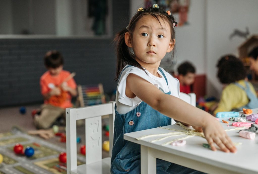 Girl In School