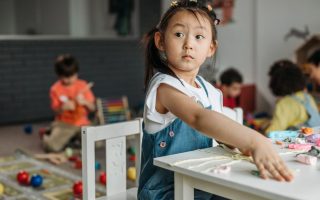 Girl In School
