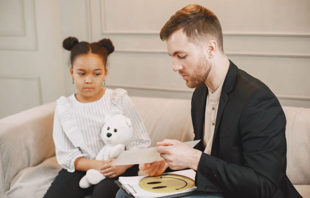 Student With Therapist