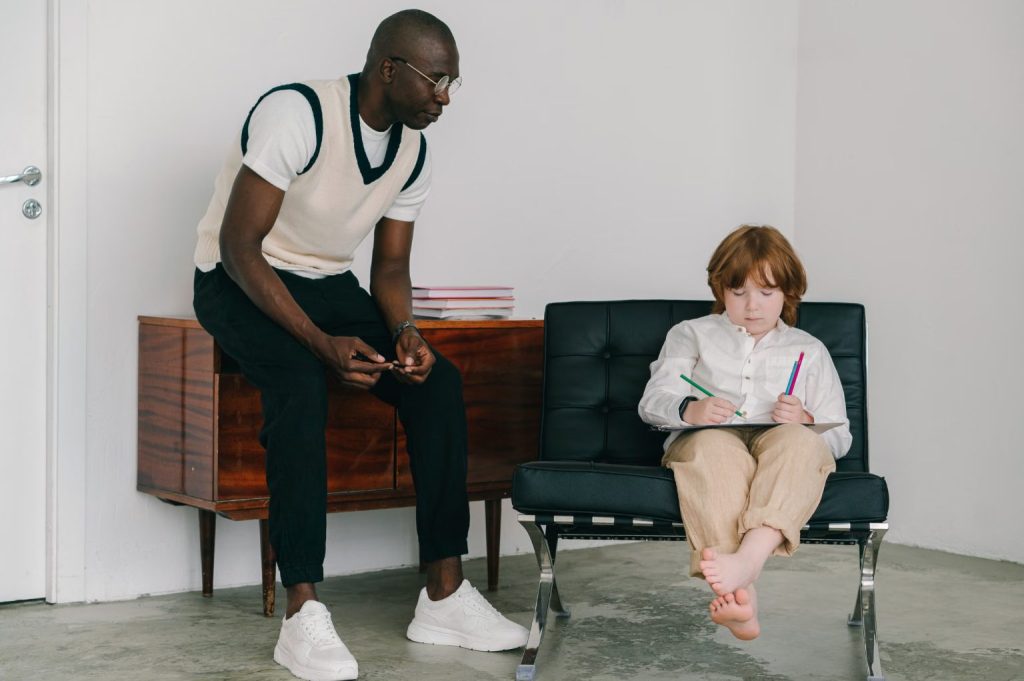 Child With Therapist