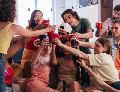College Students Partying