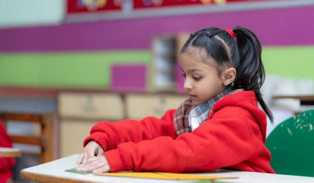 Girl In School