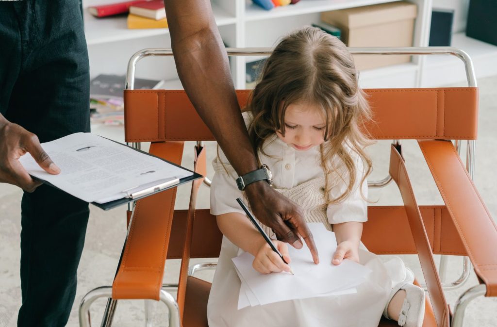 Young Girl With Tutor