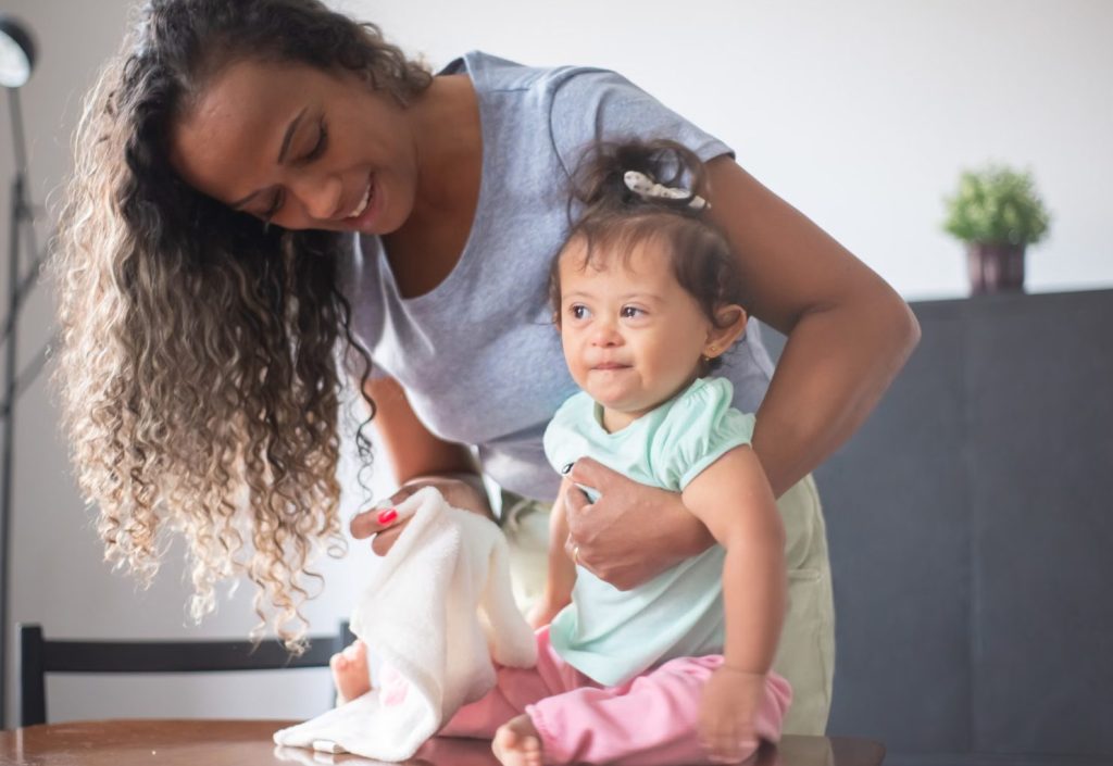 Young Mom With Child