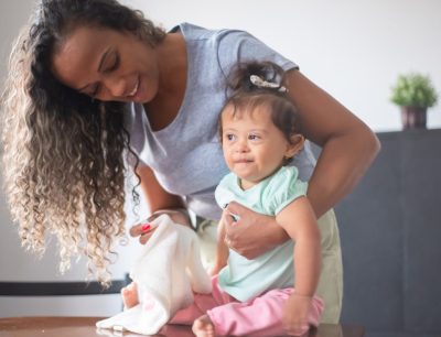 Young Mom With Child