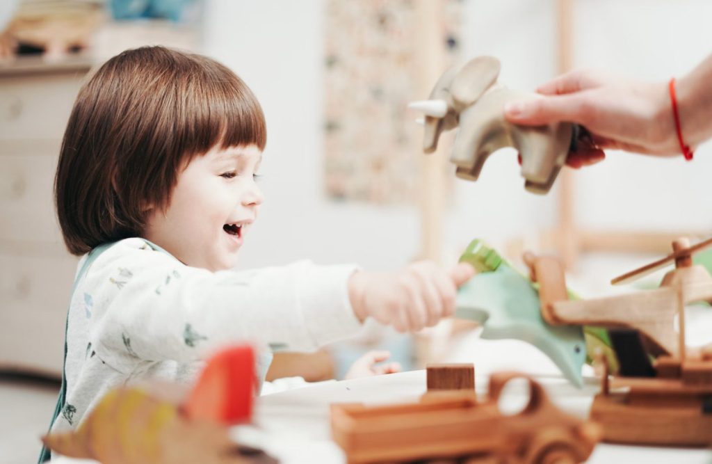 Child Playing With Toys