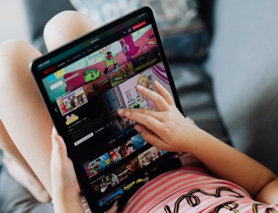 Child Using Tablet