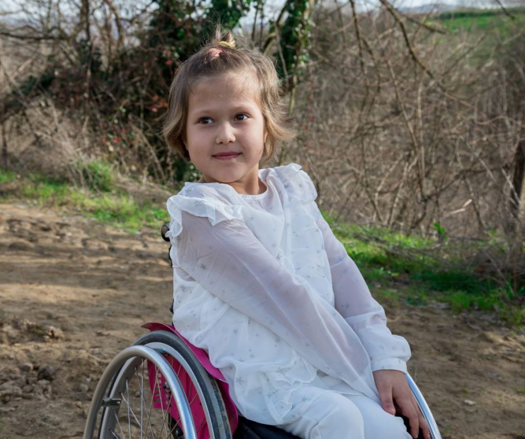 Girl In Wheelchair