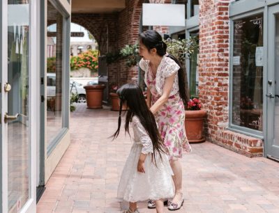 Mom And Daughter Shopping