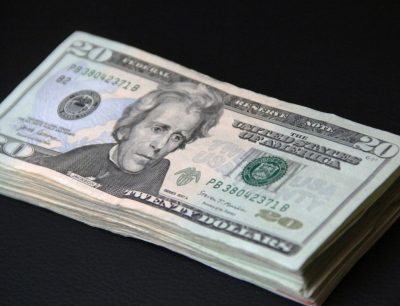 Stack Of 20 Dollar Bills