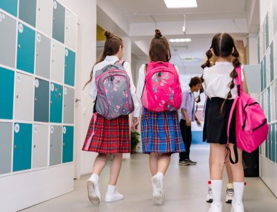 Students With Backpacks