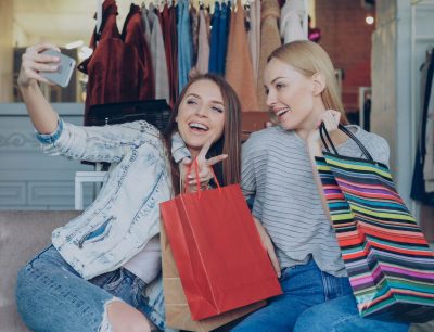 Teens At The Mall