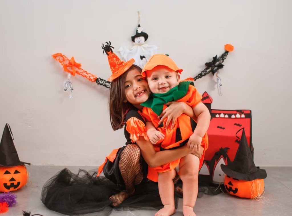Kids In Halloween Costumes